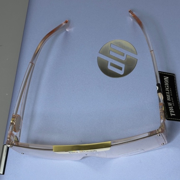 True Religion Gold and Pink Frame Sunglasses main image 4